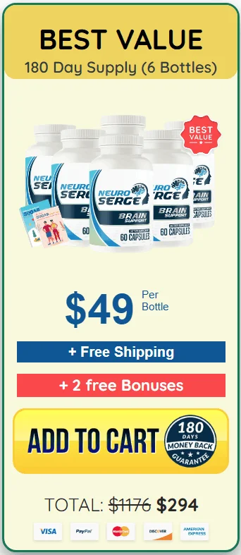 Neuro Serge 6 bottle